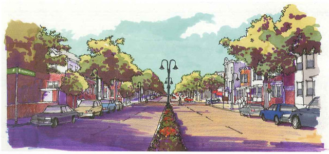 Proposed improvements for Bennington Street
